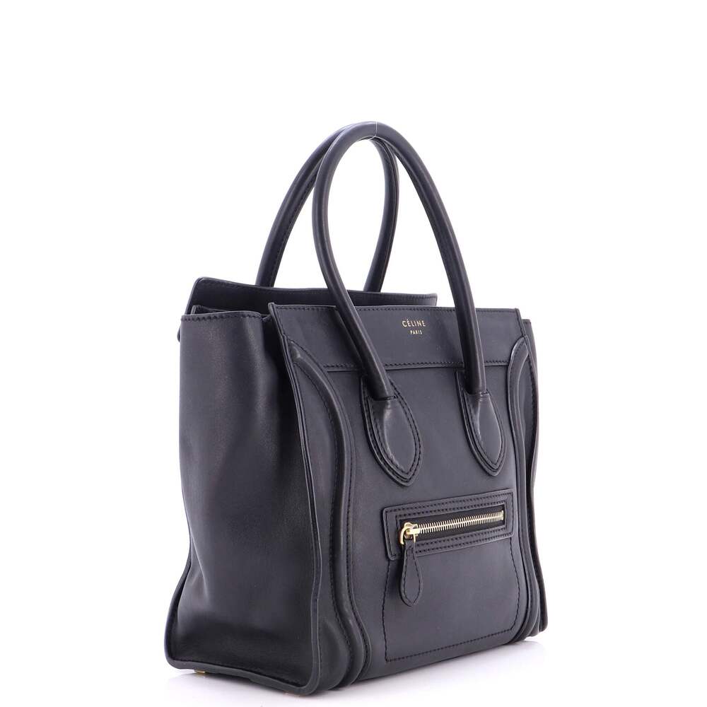 Celine Luggage Bag Smooth Leather Micro #247500C12B - Picture 2 of 7